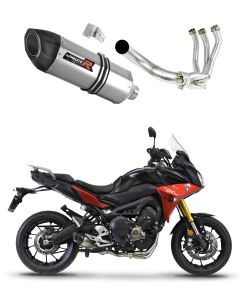 Dominator Uitlaat Yamaha TRACER 900 GT 2020, Dominator uitlaat Tracer, aftermarket motoruitlaat, RVS uitlaat, lichte en sportieve uitlaat

