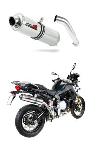 Dominator uitlaat BMW F 750 GS 2020, sportuitlaat, aftermarket motoruitlaat, RVS uitlaat BMW.